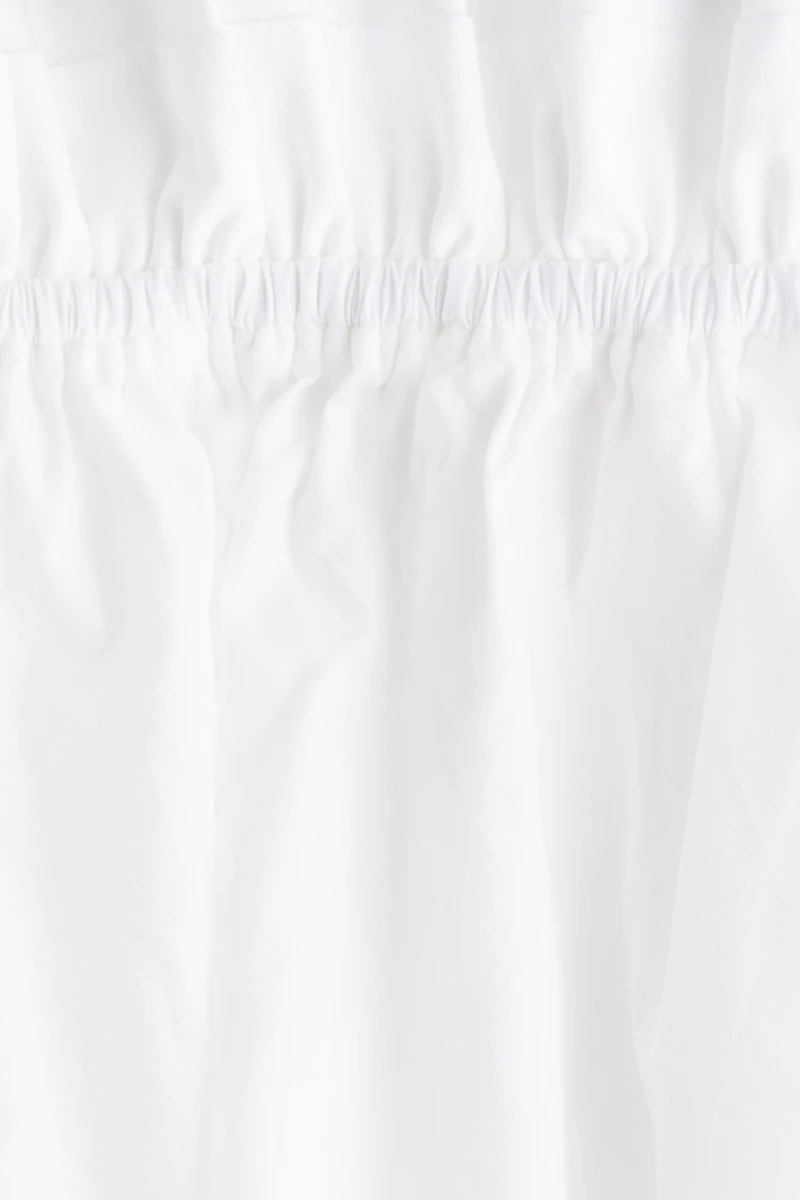 Off-the-Shoulder Poplin Blouse
