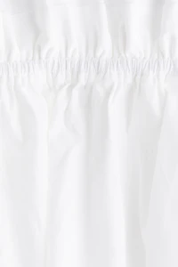 Off-the-Shoulder Poplin Blouse
