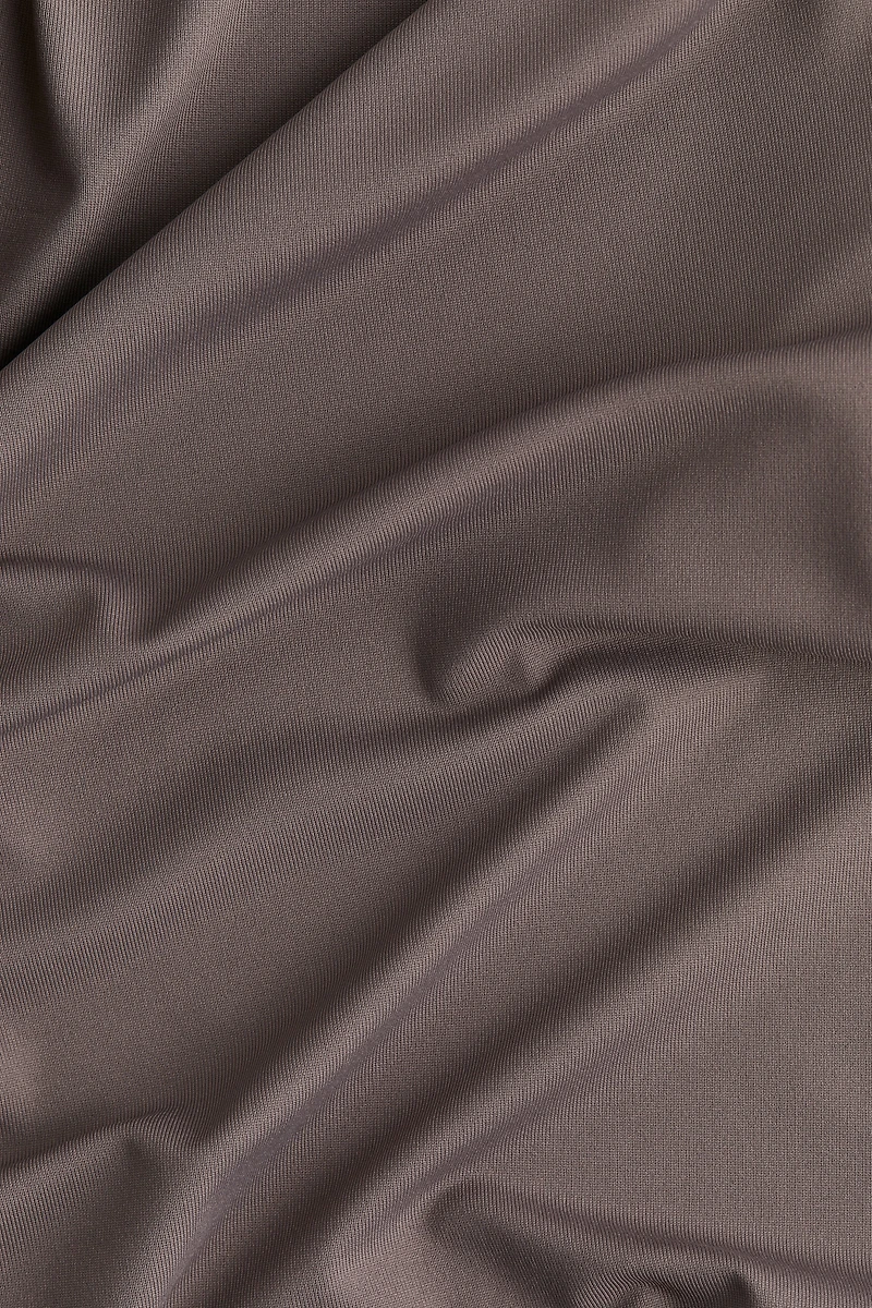 Haut à col cheminée en microfibre