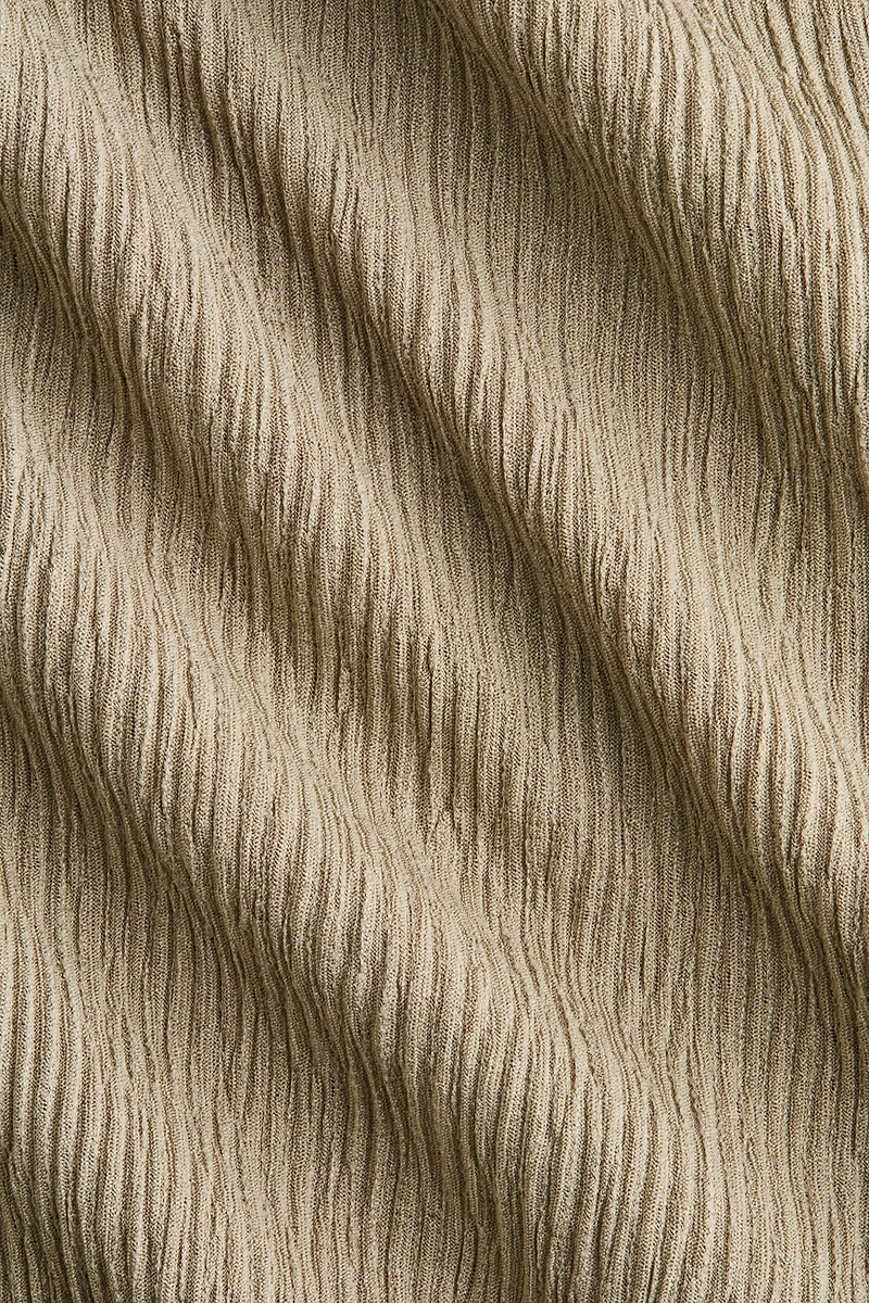 Pantalon froissé avec cordons de serrage