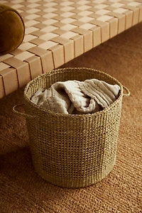 Straw Storage Basket