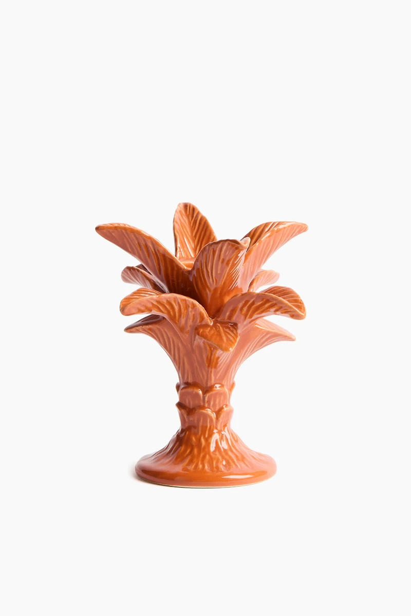Small Palm Tree Candlestick