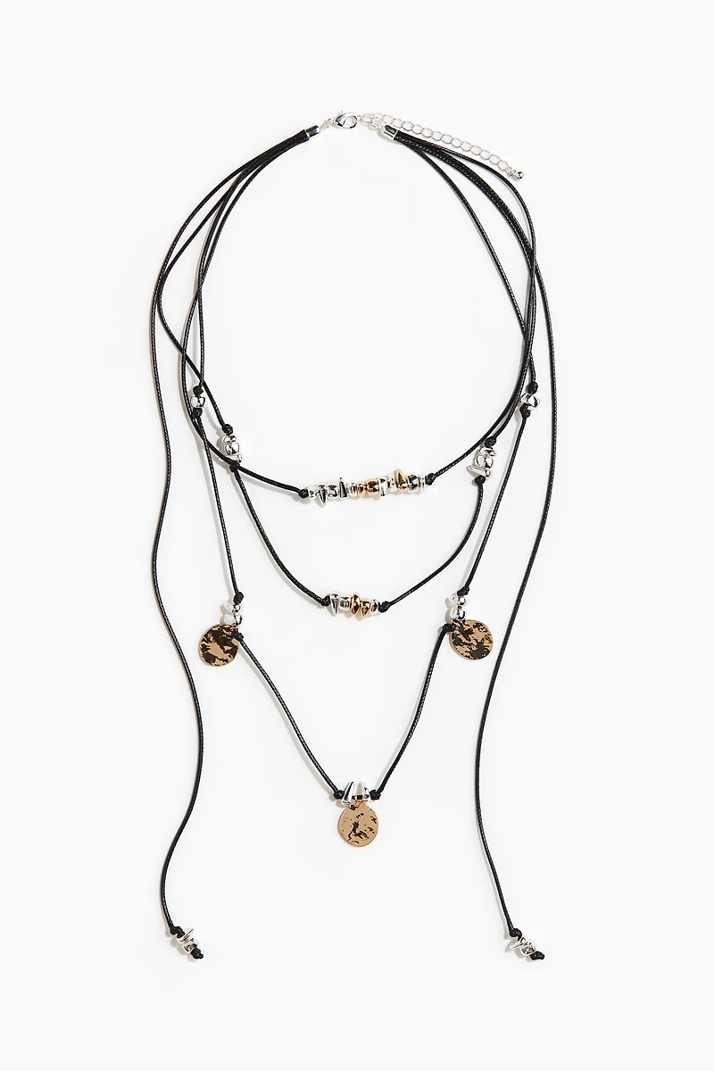Multi-Strand Cord Necklace