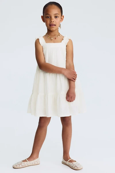Tiered Cotton Dress