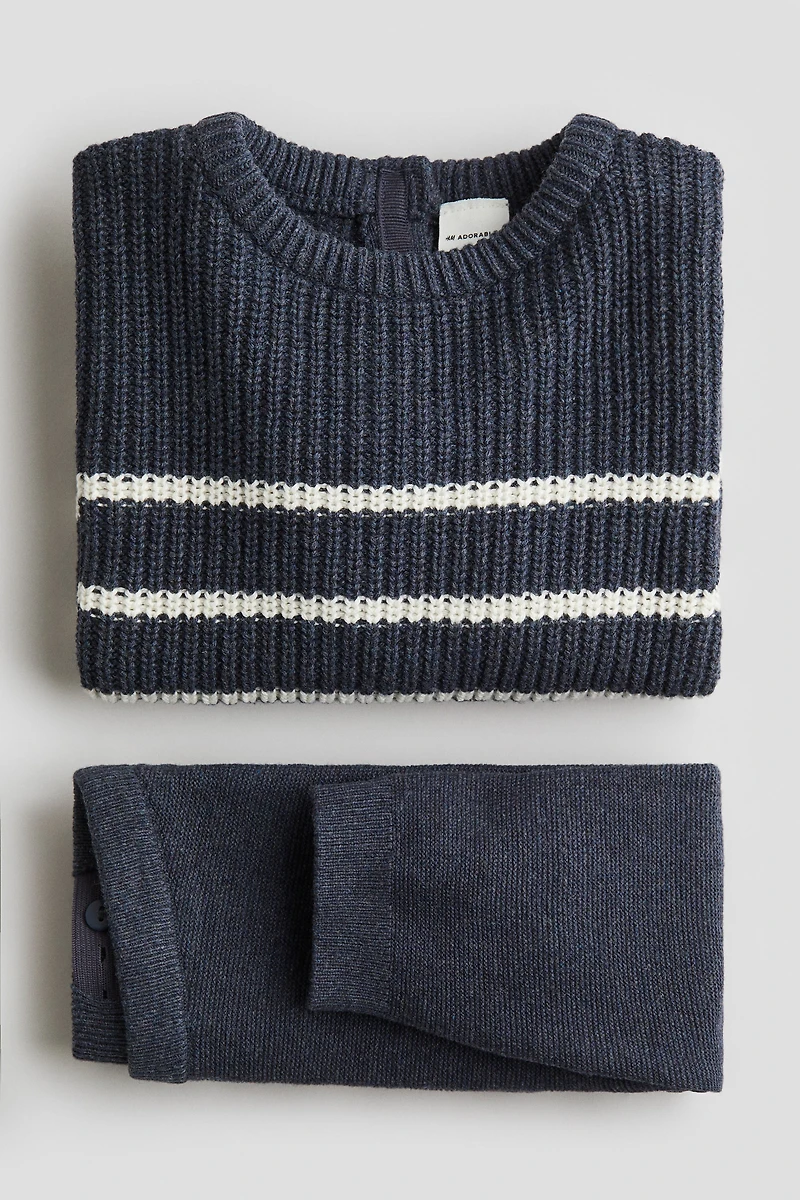 2-piece Cotton Knit Set