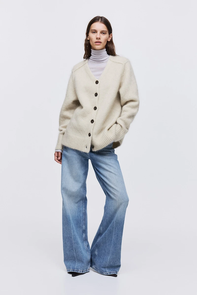 Chandail en mohair mélangé