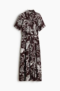 Tie-belt Shirt Dress