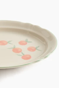 Hand-painted Stoneware Serving Plate
