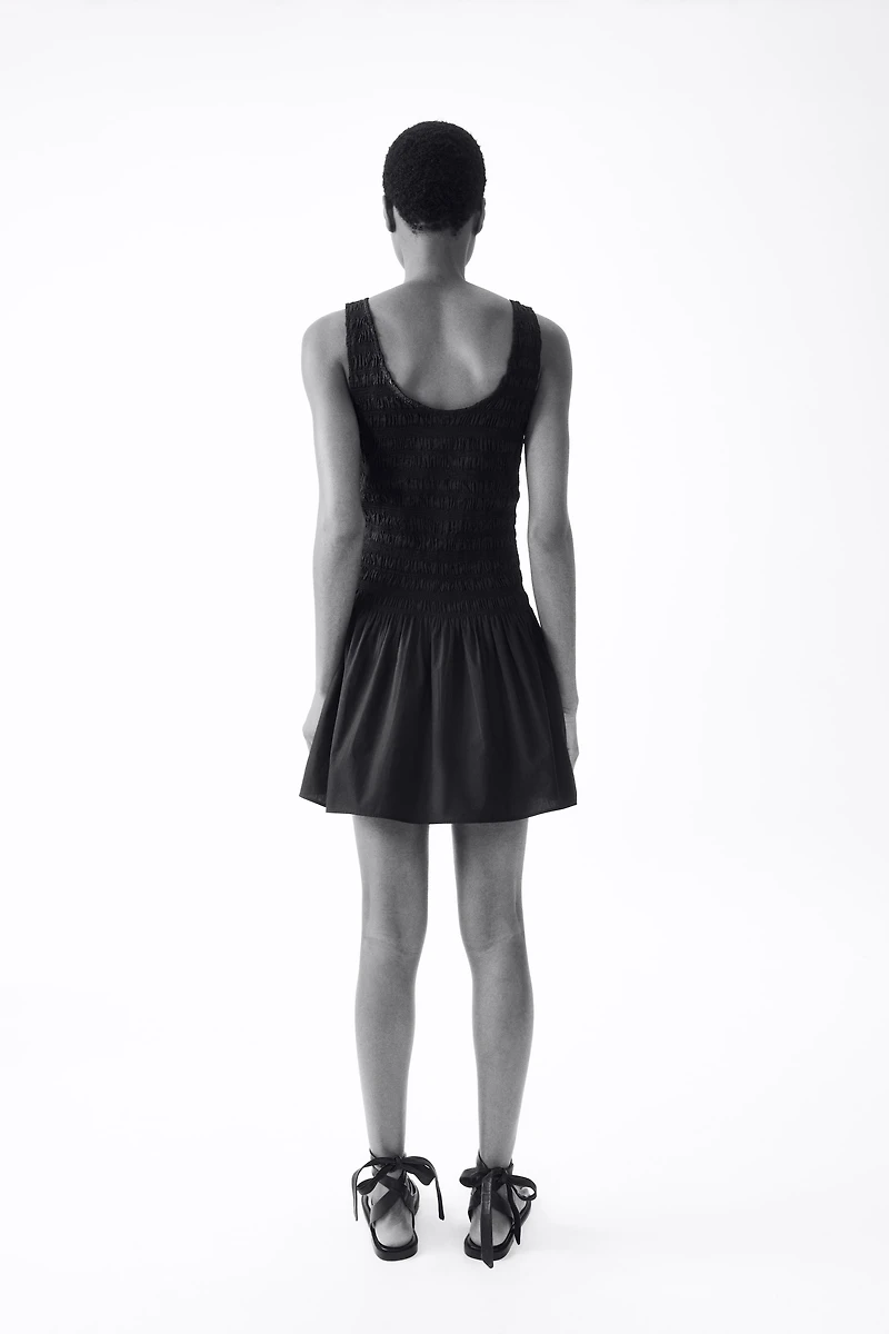 Smocked Cotton Dress