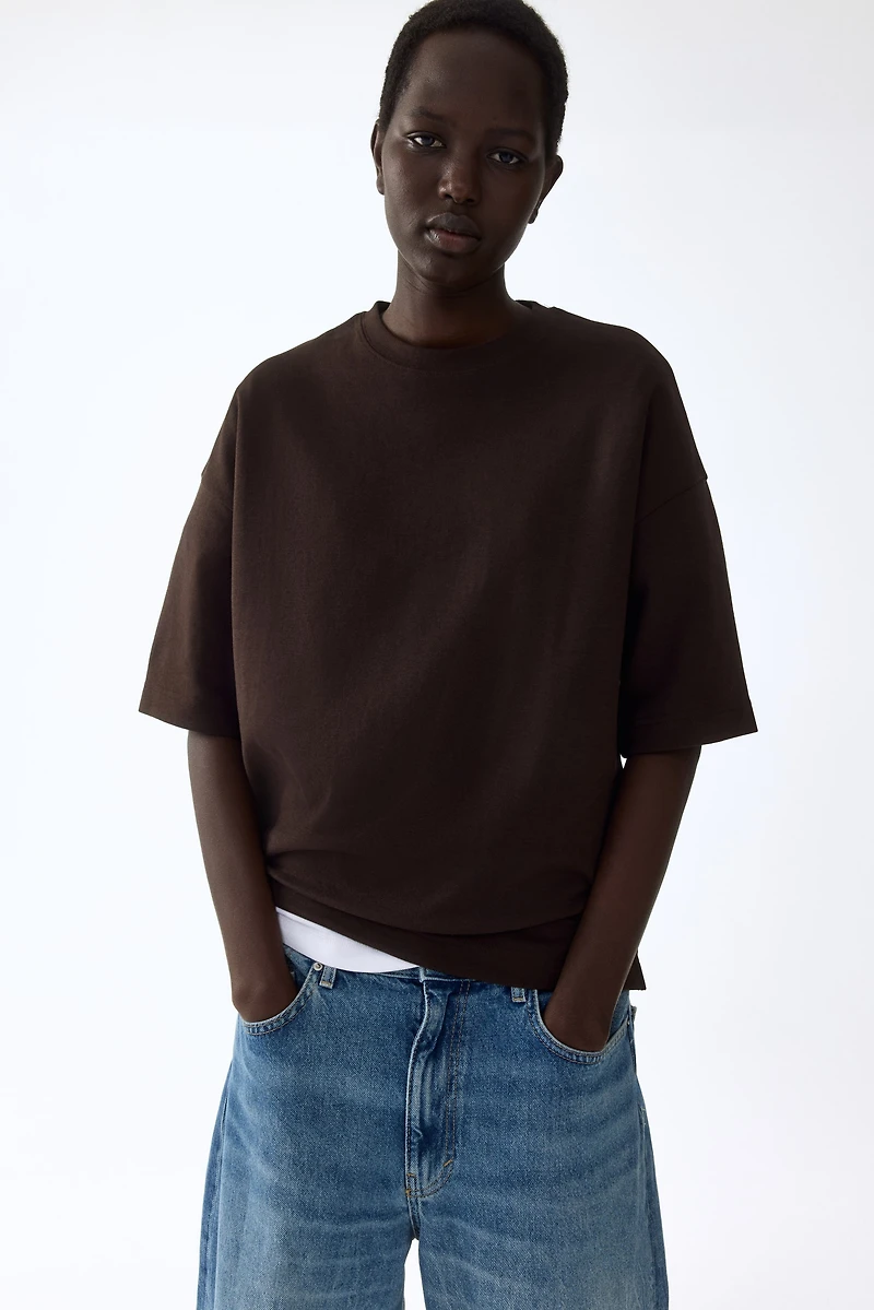 T-shirt en interlock