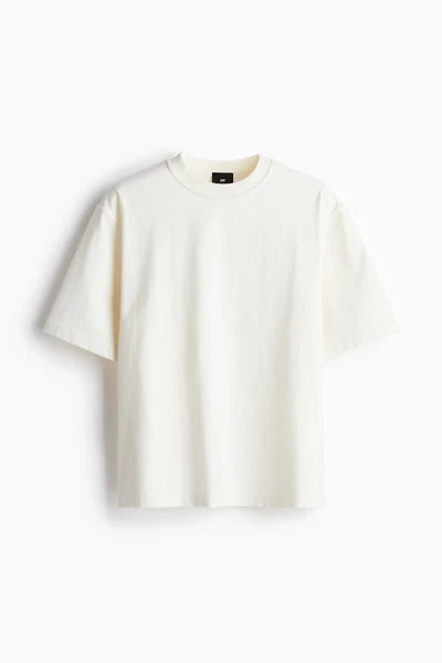 T-shirt délavé Coupe Carrée