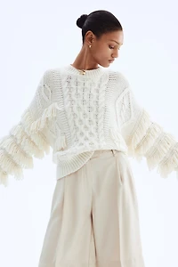 Sweater with Fringe