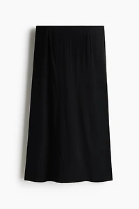 Crinkled Midi Skirt