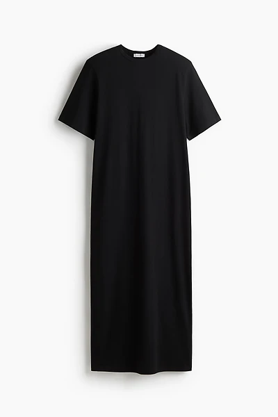 T-Shirt Dress with Shoulder Pads