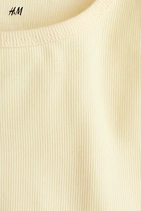 Ribbed Cotton Tank Top