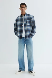 Loose-Fit Flannel Shirt