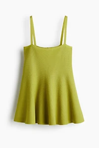 Fine-Knit Strappy Top