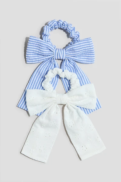 2-Pack Bow Scrunchies