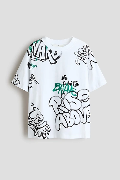 T-shirt ample imprimé