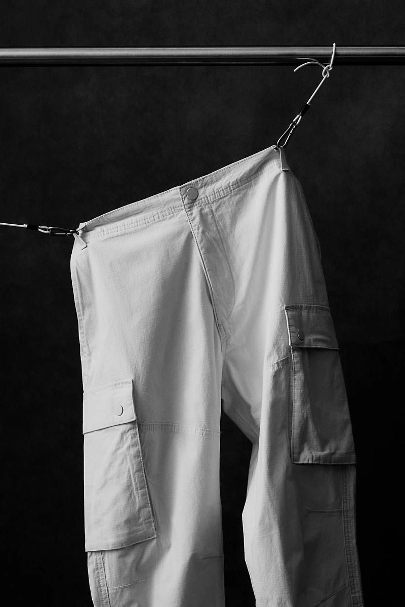 Slim Fit Ripstop Cargo Pants