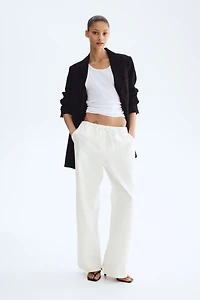 Denim Drawstring Pants