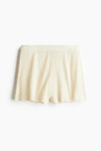 Pointelle-Knit Shorts