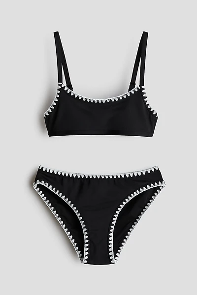 Bikini brodé