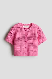 Chandail en tricot pointelle
