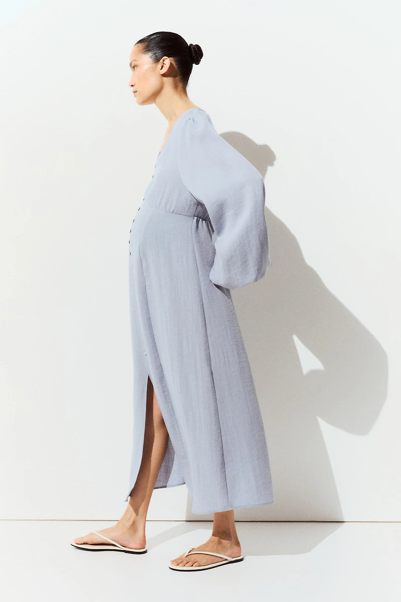 MAMA Button-Front Dress