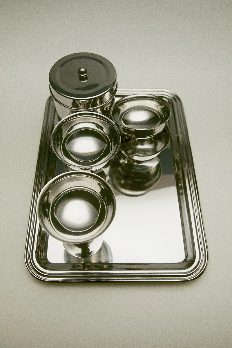 Rectangular Stainless Steel Tray