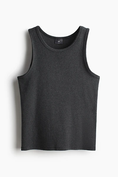 Slim Fit Ribbed Tank Top