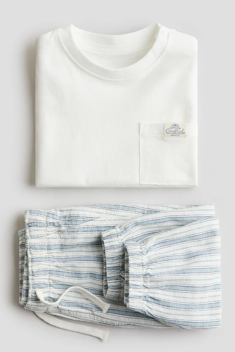 2-Piece Linen-Blend Set