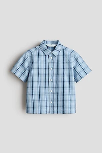 Short-Sleeved Cotton Shirt