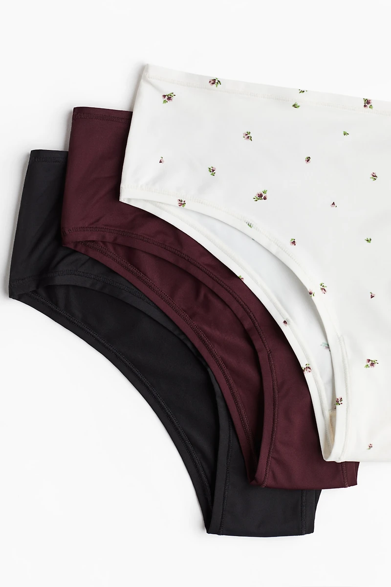 Lot de 3 culottes Hipster en microfibre