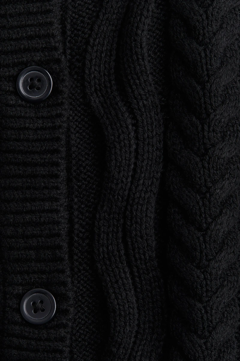 Cable-Knit Cardigan