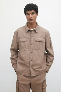 Surchemise utilitaire coupe classique