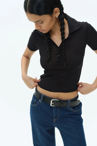 Polo côtelé