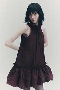 Ruffle-Collar Dress