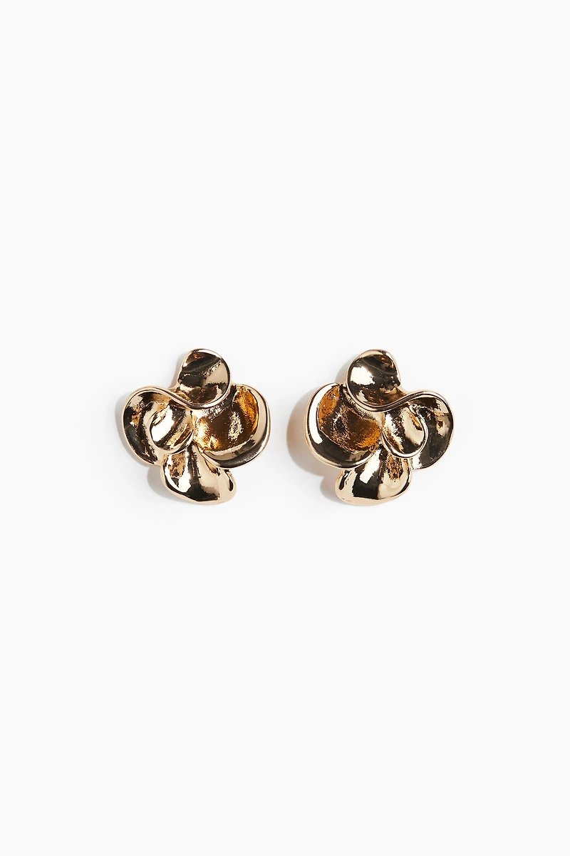 Flounce-Look Earrings