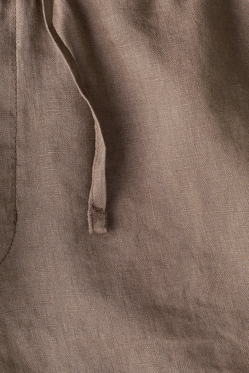 Regular-Fit Linen Shorts