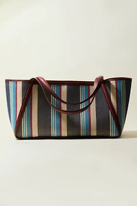 Jacquard-Weave Shopper