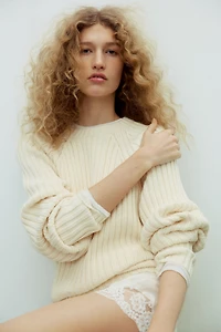 Rib-Knit Sweater
