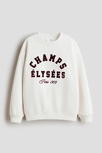 Sweatshirt with Motif