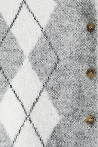 Gilet en tricot jacquard