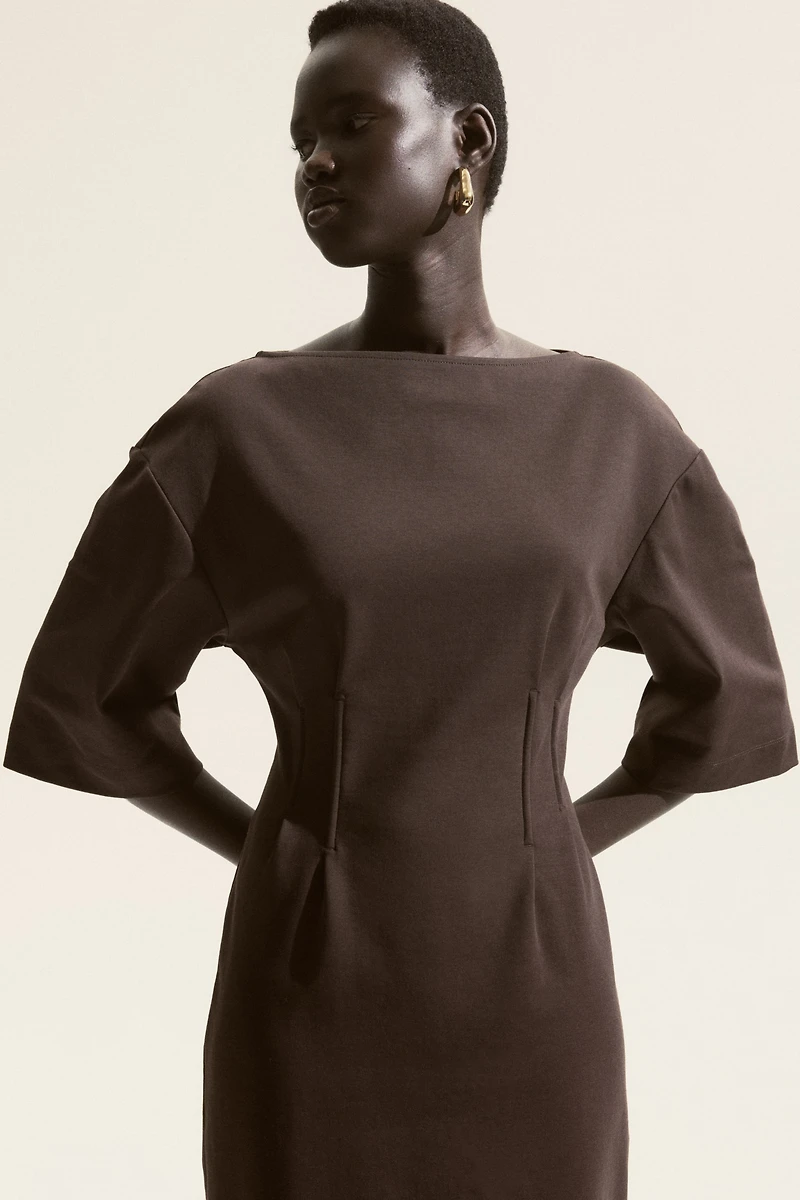 Defined-Waist T-Shirt Dress