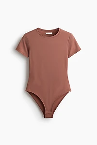 Short-Sleeved Microfiber Bodysuit