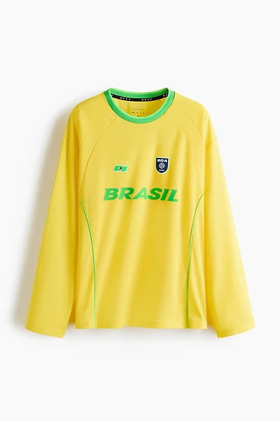 Oversized Printed Soccer Jersey with DryMove™
