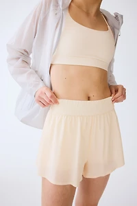 Short de sport double épaisseur