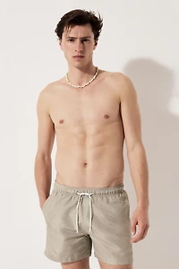 Patterned Swim Shorts