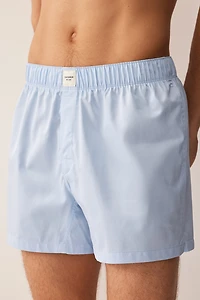 2-pack Woven Cotton Sateen Boxer Shorts